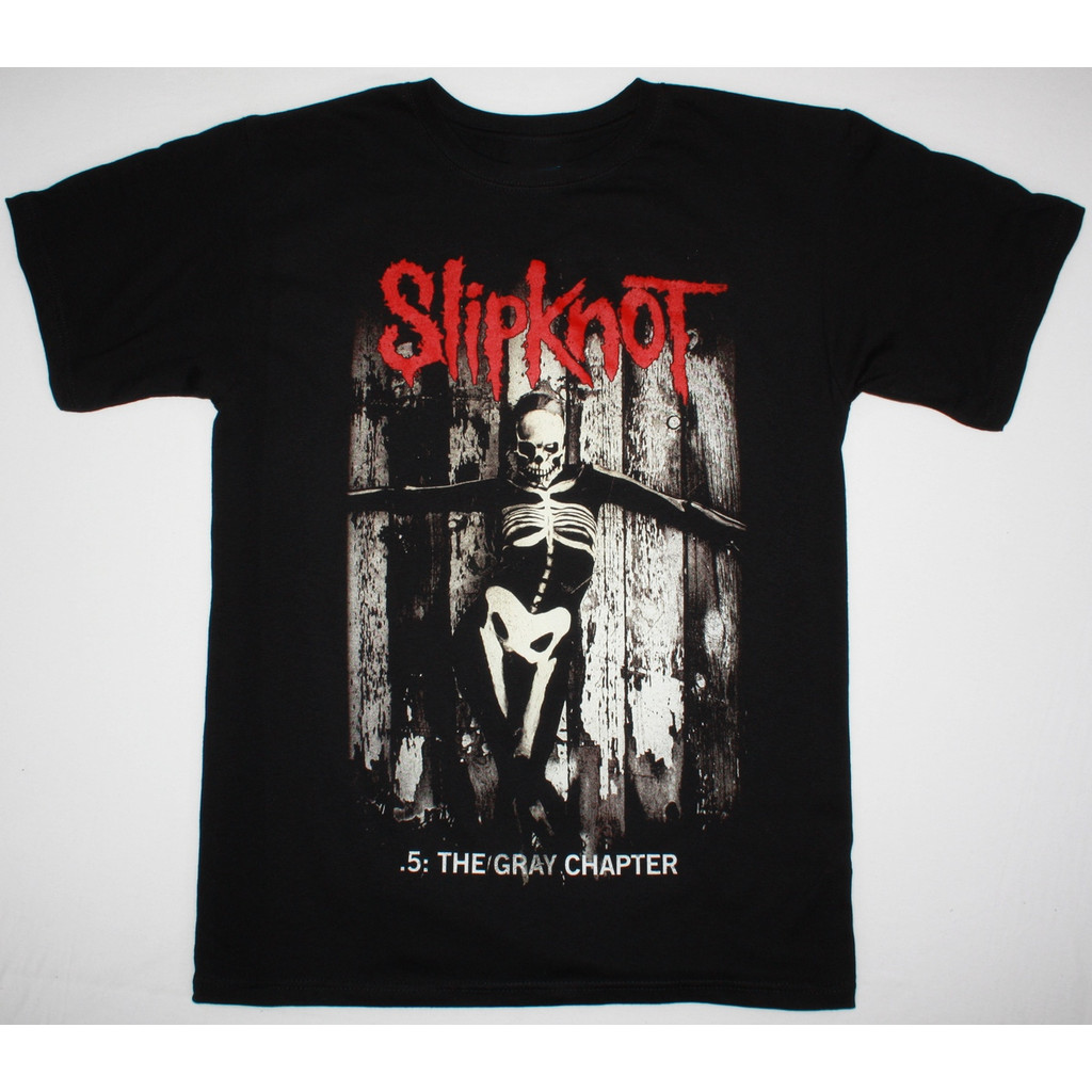 Camiseta Masculina Feminina Slipknot .5: The Gray Chapter Banda de Metal T-shirt Unissex Streetwear