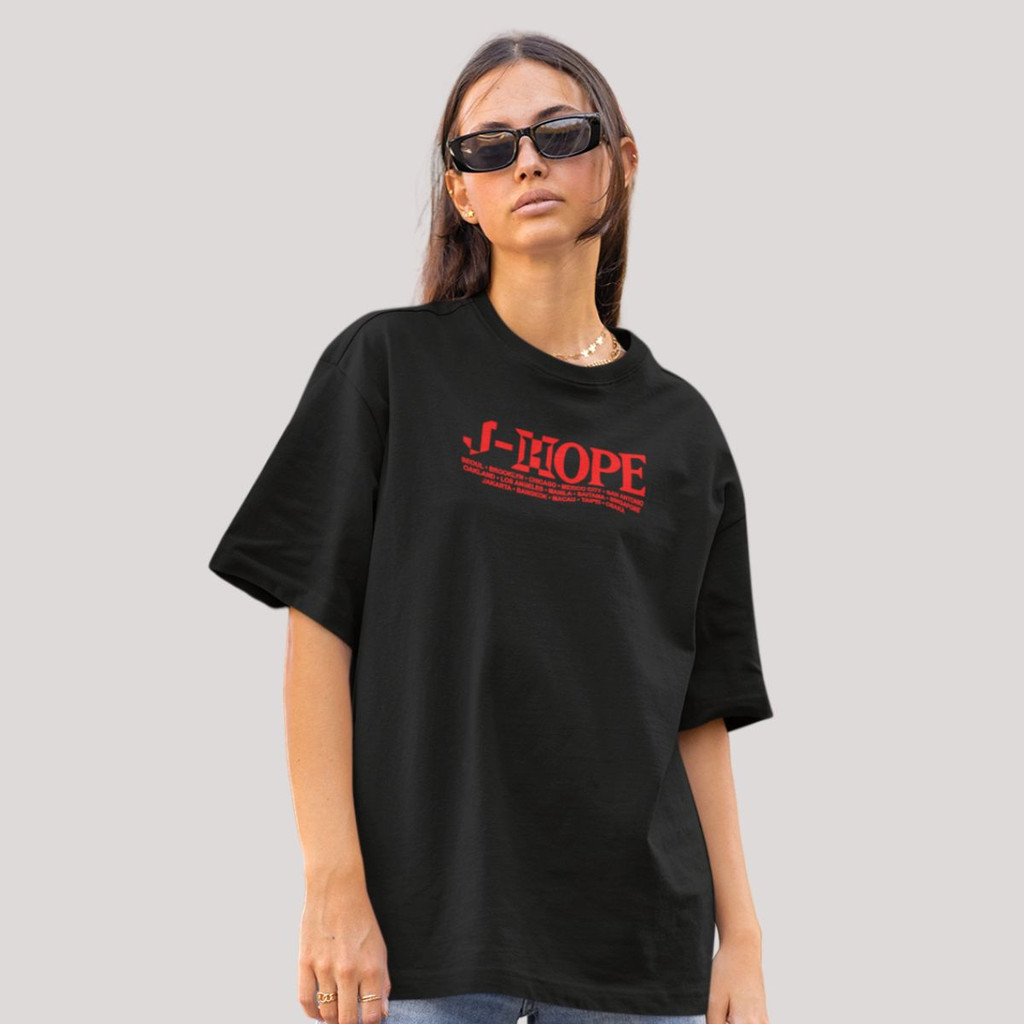 Camiseta Tour J Hope Rapper Hope World On The Stage Bts Turn Camisa 100% Algodão
