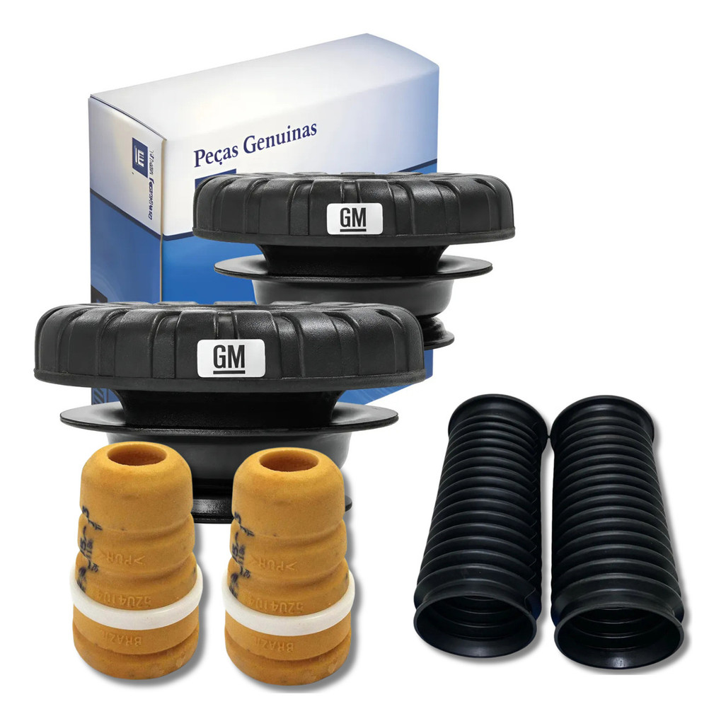 Kit Coxim Batente E Coifa Amortecedor Dianteiro ORIGINAL GM Prisma de 2013 a 2019 Onix de 2013 a 2019 Spin  2013 a 2019