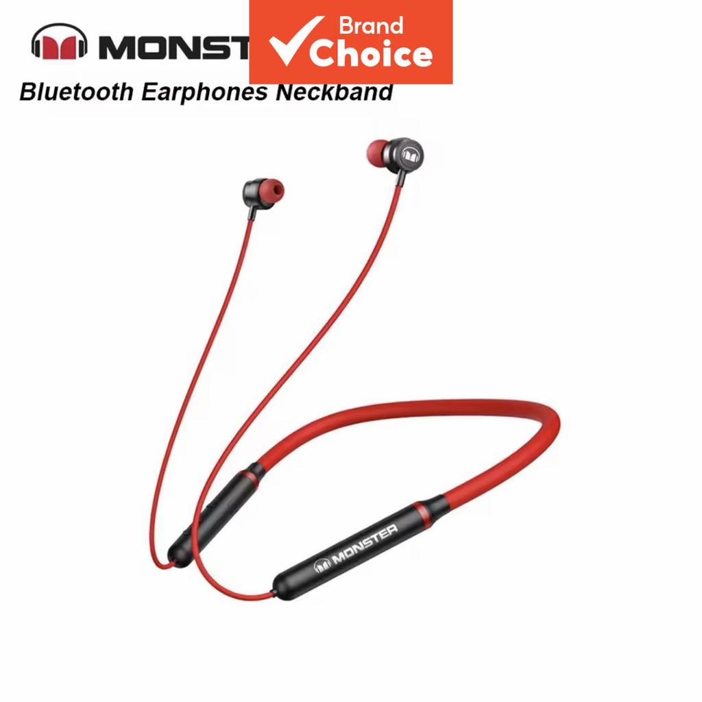  Fones de Ouvido Monster SG03 – Fones Bluetooth sem fio com faixa de pescoço, à prova d’água, chamadas HD, fones
