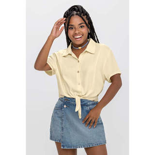 Short Saia Jeans Juvenil Menina Beats Azul em Oferta na Shopee