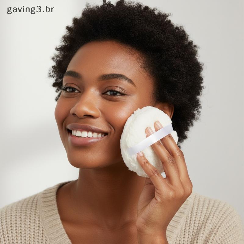 [GAVBR] 1 Unidade De Sopro De Pó Extragrande E Extra-Tei , Adequado Para A Pele , Macio Não Absorvente , De Talco [HOT]