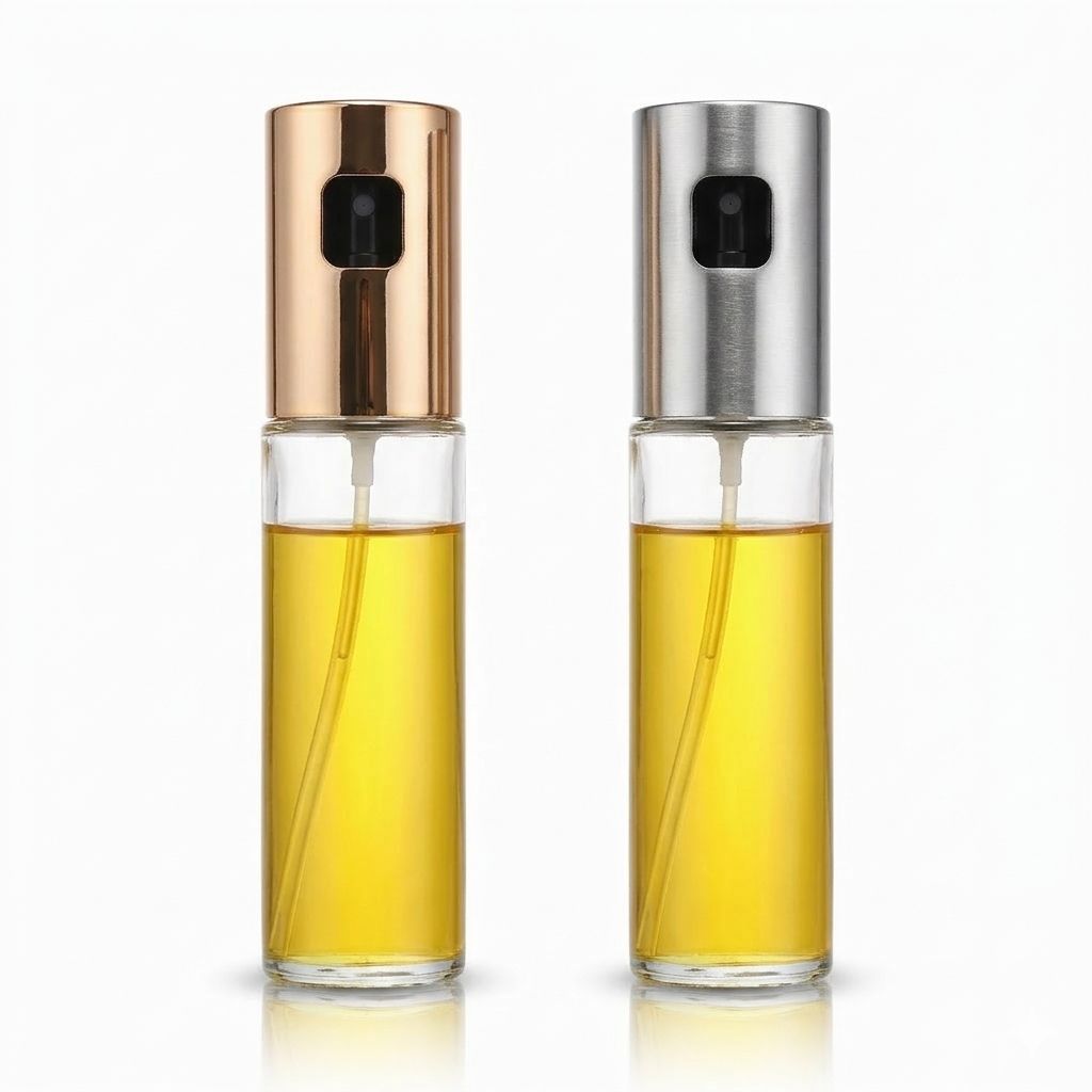 Borrifador de Azeite Spray 100ml Vidro para Cozinha Óleo e Vinagre em Oferta na Shopee