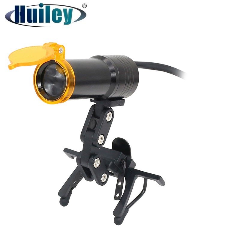 Farol Dental LED 5W Oral Com Filtro Amarelo Exame De Luz Amarela Branca