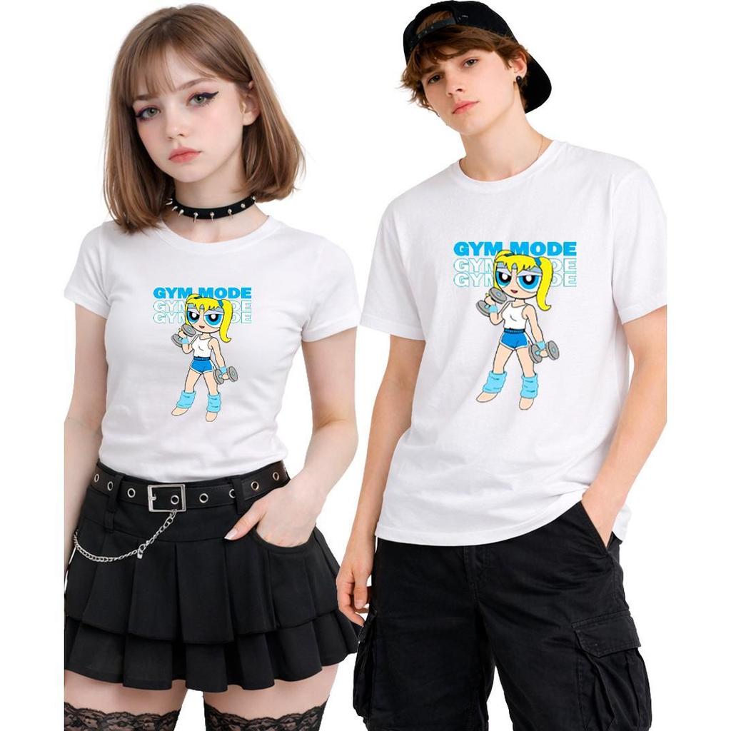 Camiseta algodão e camiseta babylook, academia Meninas Super Poderosas, Lindinha