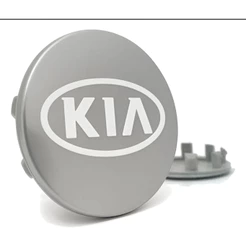 Calotinha Central Roda Kia Sportage Cerato Soul Prata Prata