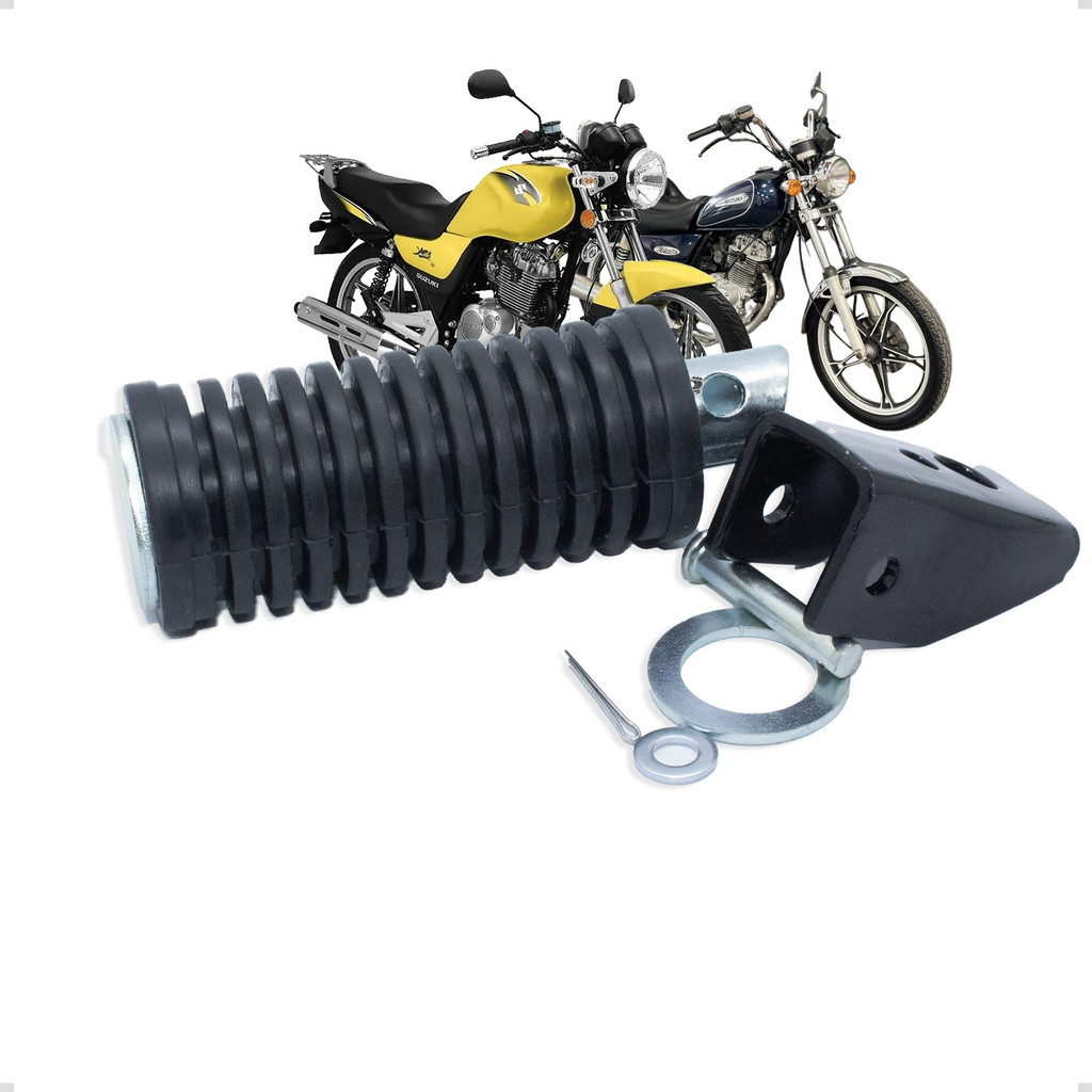 Pedaleira Traseira Com Suporte Para Yes 125 2004 Até 2015 Da Intruder 125 Todos Os Anos Pra Yes125