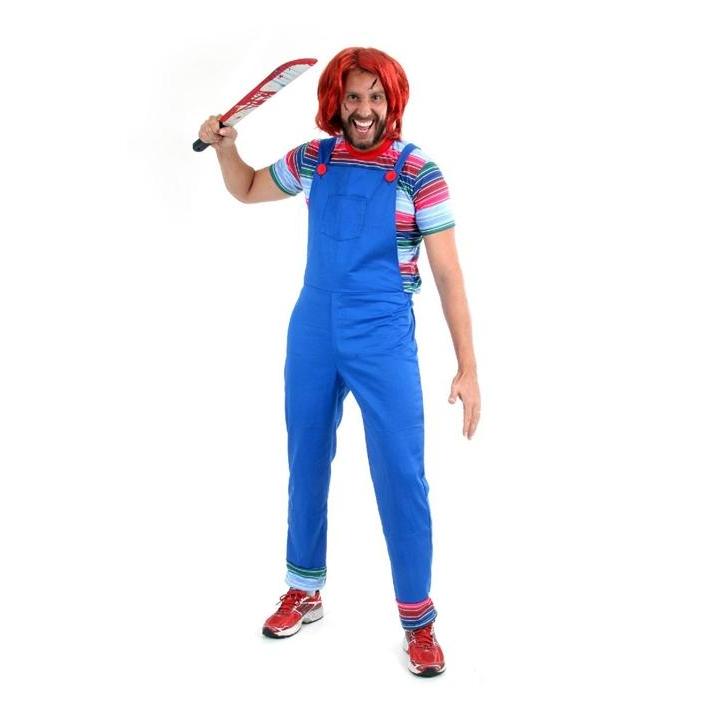 Fantasia Chucky Adulto O Boneco Assassino de Halloween