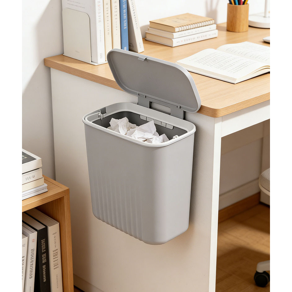 Lixeira Cesto de Lixo 9 Litros Automática Suspensa Banheiro Cozinha Escritório Quarto em Oferta na Shopee