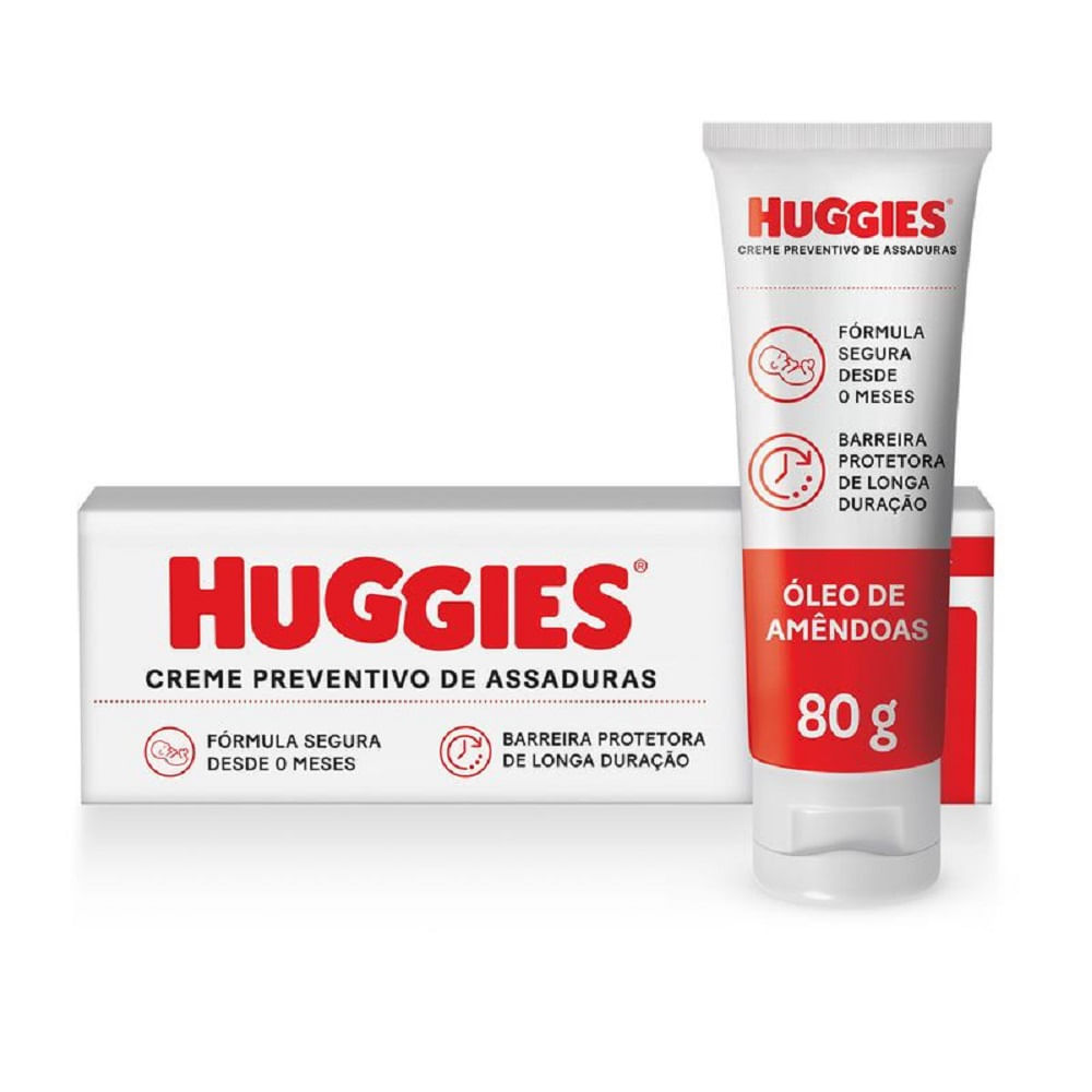 Creme Preventivo de Assaduras Huggies Supreme Care 80g em Oferta na Shopee