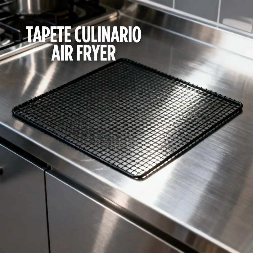 Tapete Antiaderente Multiuso para Grelha Air Fryer e FornoFryer e FornoCozimento