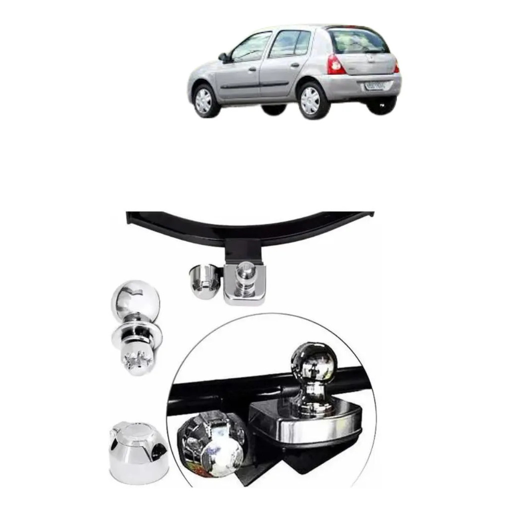 Engate Reboque Rabicho Fixo Renault Clio hatch 2001 ed