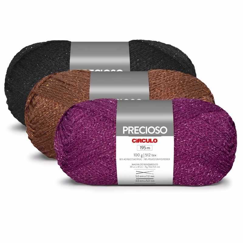 Lã Precioso Fio Macio Círculo 100g Premium Para Tricô Crochê Artesanato Alta Qualidade Ideal DI