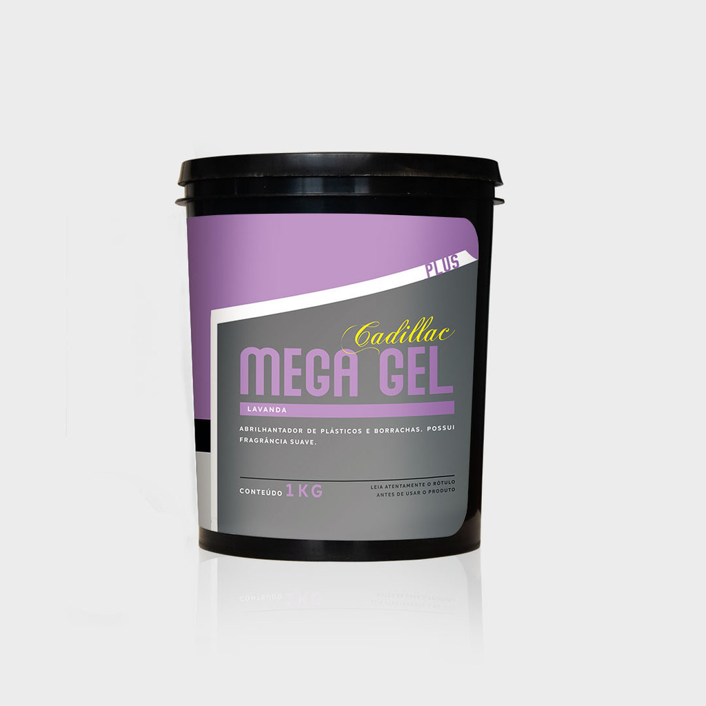 Silicone P/ Plásticos Mega Gel Lavanda 1kg Cadillac