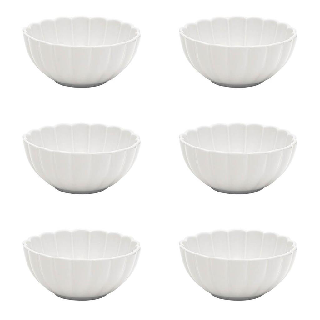 Jogo de 6 Tigelas Sobremesa 12cm Oxford Flora Camélia