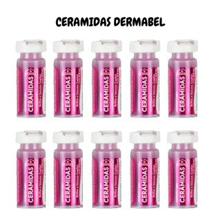 Ampola de Vitamina Ceramidas Selador de Cutículas Brilho e Força Capilar 2,8ml Dermabel