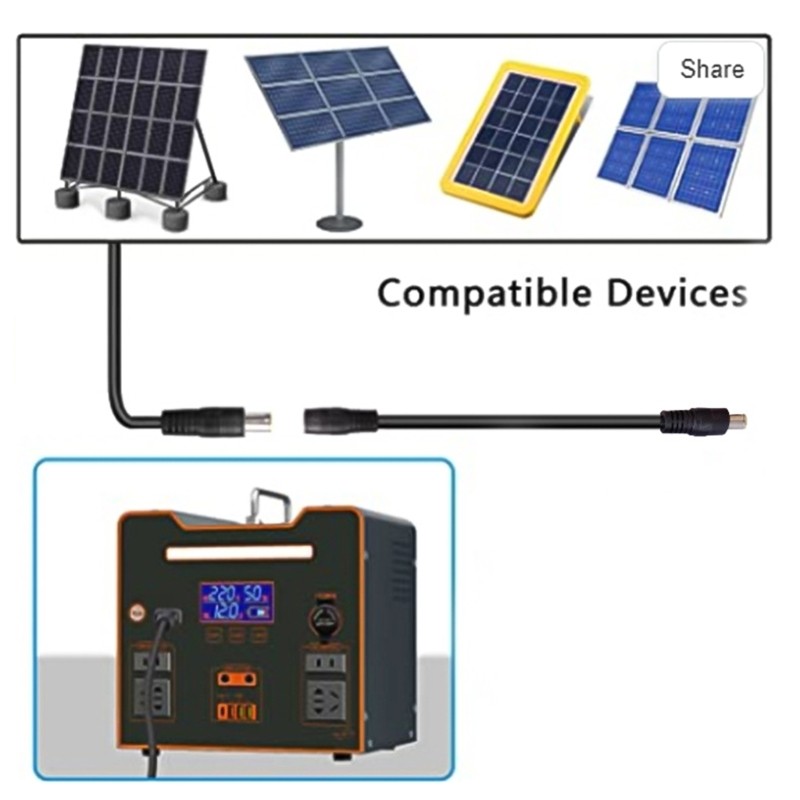 Estone DC7909 Para Fêmea Extensão 14AWG Conector Do Painel Solar DC7909 Fio Estação Energia Portabil