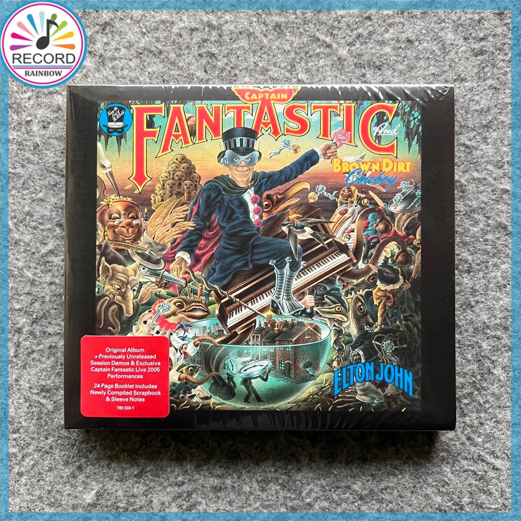 Elton John Captain Fantastic And The Brown Dirt Cowboy Original 2CD Album Lacrado Brand New BRST