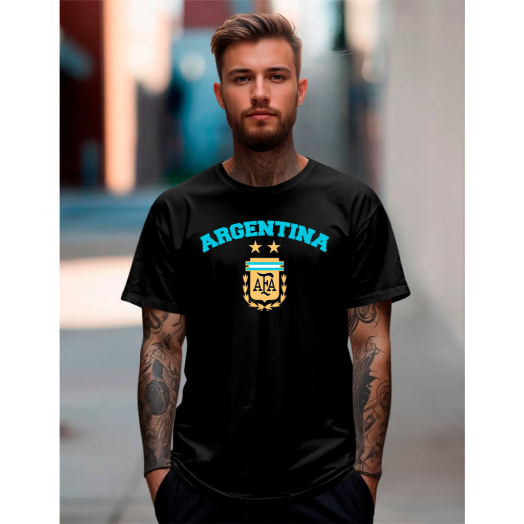 Camiseta Camisa Futebol Argentina Messi Copa