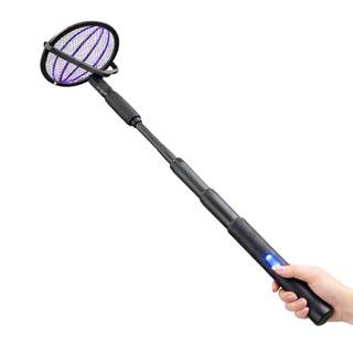 Raquete Eletrica Mata Mosquito Pernilongo Mosca Inseto Bastao Recarregavel Luz UV Repelente Parede Mesa Casa Sala Quarto