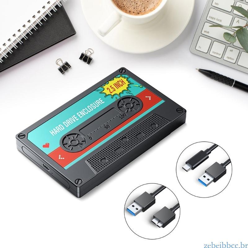 zebeibbcbr Gabinete Disco Rígido Externo 2 5 Polegadas USB 3.0 Type C