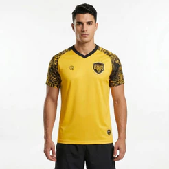Camisa Onça Amazonas Treino Atleta 2025 Amarela