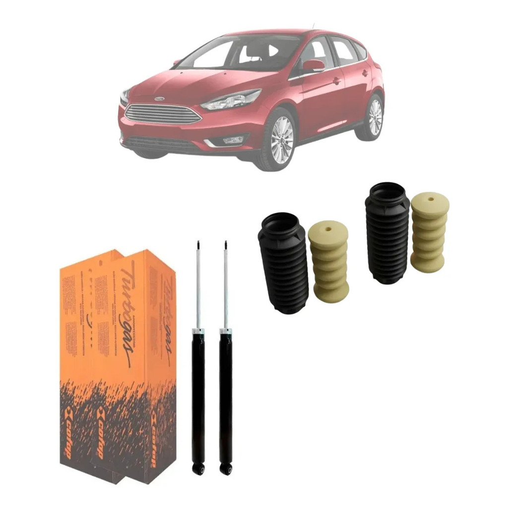 Kit Amortecedor Traseiro Ford Focus 2001 A 2008 Gb27364