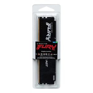 Memória RAM Gamer Para Desktop DDR5, Cap 16GB, 5600MHz, Kingston FURY BEAST, Com Dissipador, CL40, Preto - KF556C40BB-16