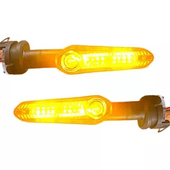 Par Pisca Modelo Yamaha Ys 150 Fazer MT03 Xtz 250 Lander Com Chicote