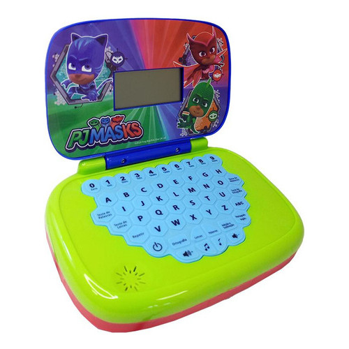 Laptop Infantil Educativo Pj Masks Musical Bilíngue Candide diversão em Oferta na Shopee