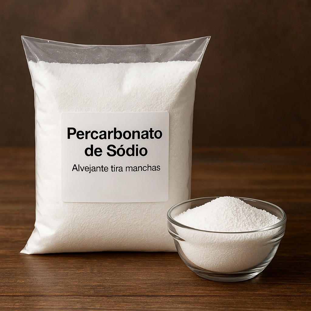 25Kg Percarbonato de Sódio 100% Puro – Multiuso Tira Manchas Roupas Brancas e Coloridas