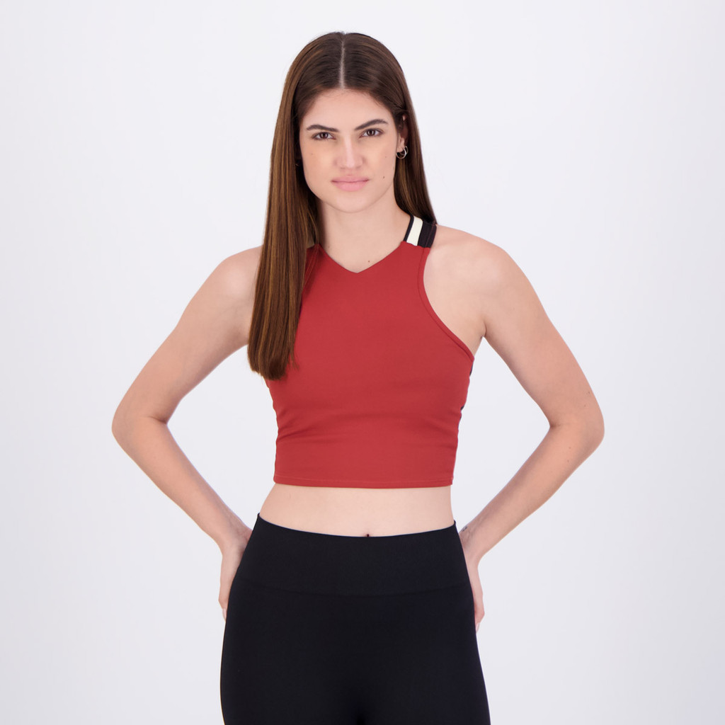 Top Fila Match Ao Feminino Vermelho