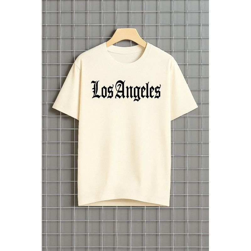 Camiseta T-Shirt Masculina LOS ANGELES 100% Algodão - ENVIO RÁPIDO