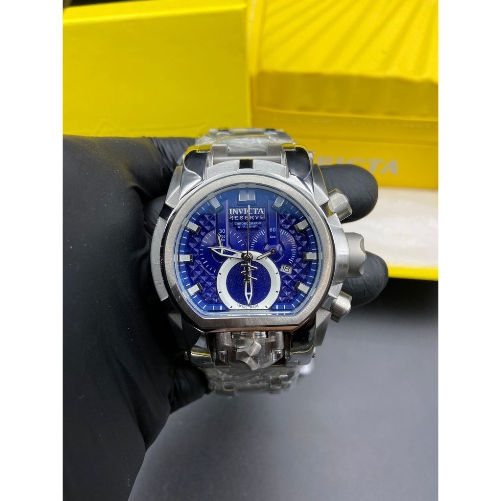 Relógio Invicta Reverse Bolt Zeus, pulseira, aço, com caixa
