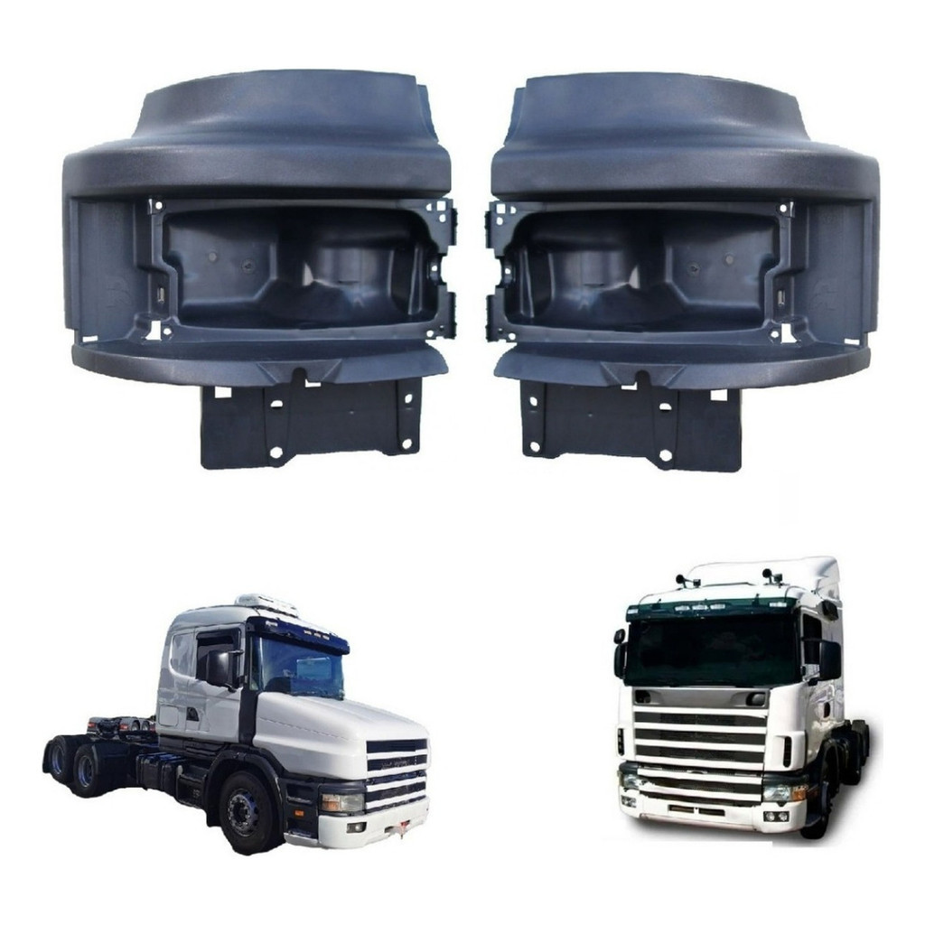 Kit 2 Moldura Carcaça Farol Todos Série 4 Lado Esquerdo e Direito