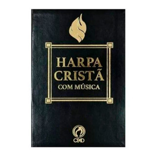 Harpa Cristã | Com Música | Grande | Luxo  Preta em Oferta na Shopee