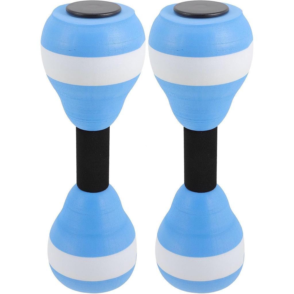 2 Pcs Halteres de Água Leves para Exercícios Aquáticos, Halteres de Espuma EVA, Barra de Mão para Exercícios de Fitness 