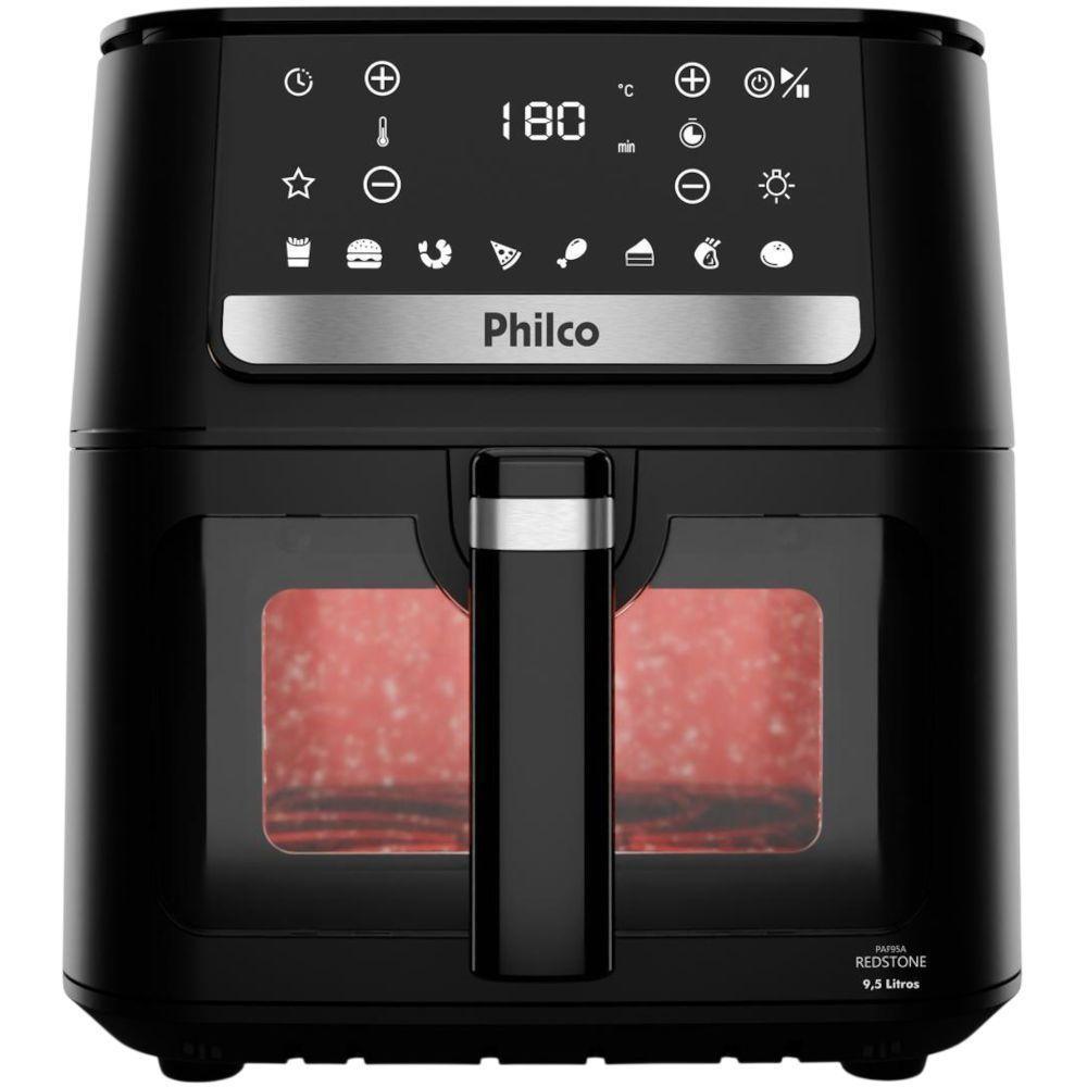 Fritadeira Elétrica Air Fryer Philco PAF95A Redstone 9,5L 1800W em Oferta na Shopee