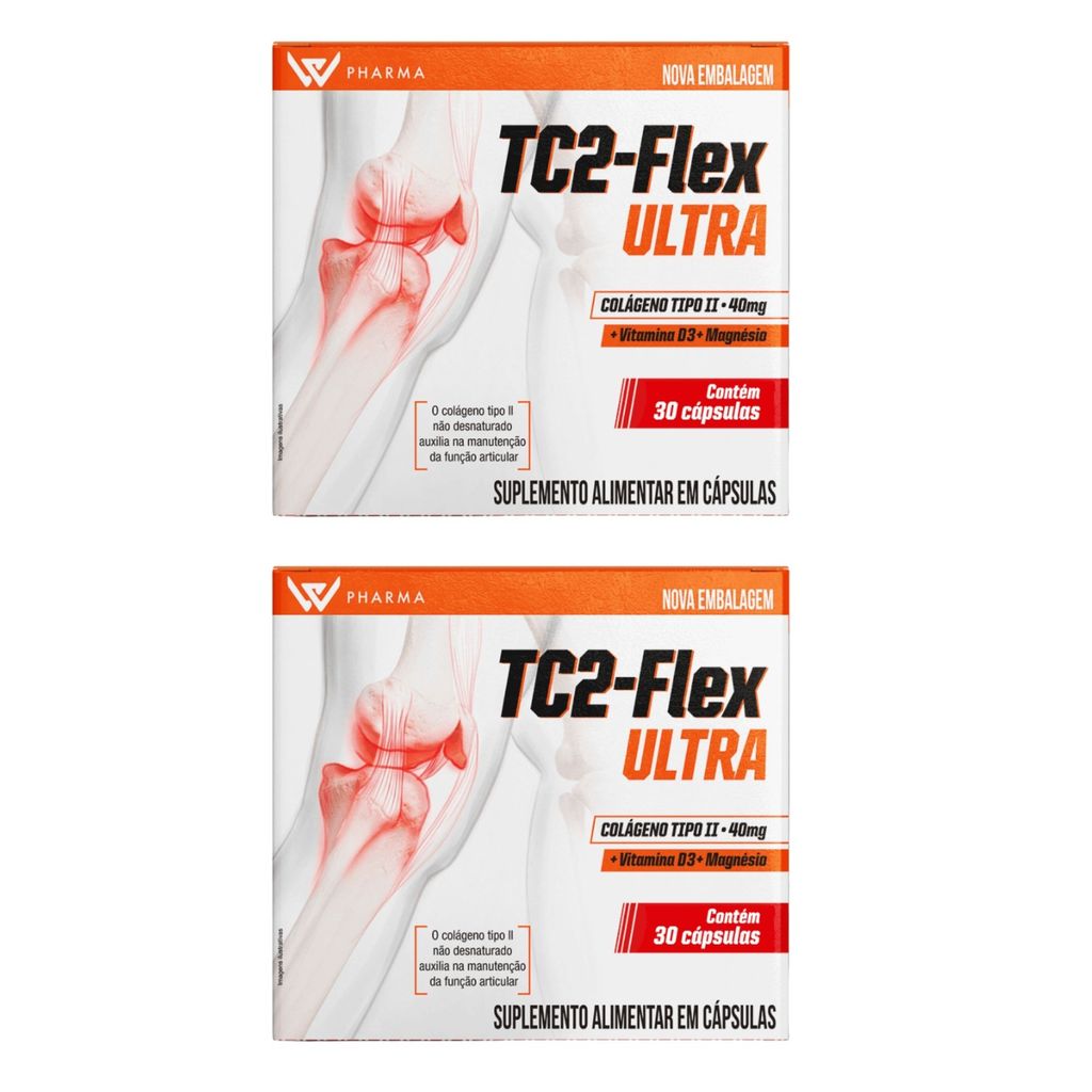 Kit C2 TC2 Flex Ultra Prowin 40mg – Suporte Articular C30
