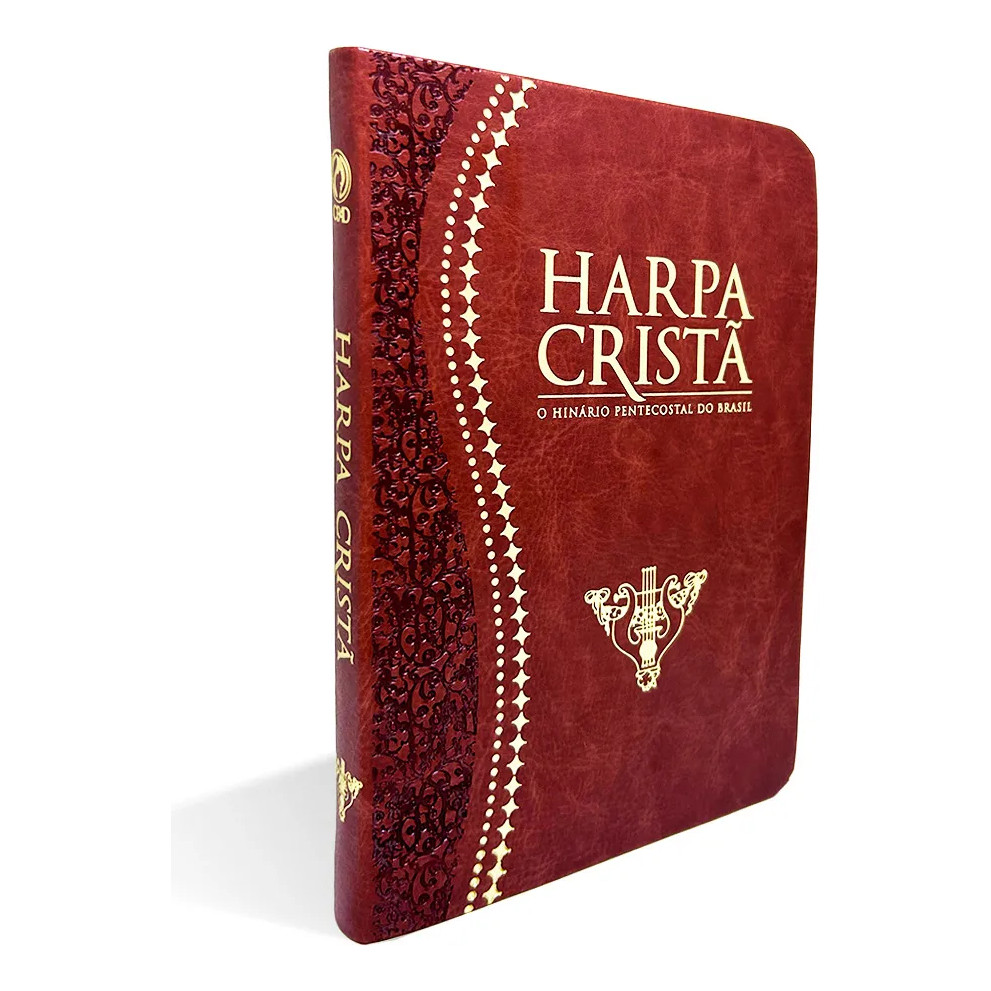 Harpa Cristã Luxo Grande Marrom | ed. CPAD