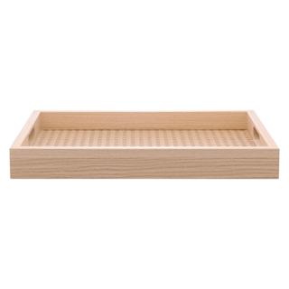 Bandeja Retangular Lyor de Mdf com Fundo Treliça 36,5cm x 4c em Oferta na Shopee