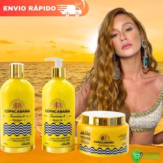 Kit Copacabana Summer Life Hair 500ml - Hidratação Profunda e Filtro Solar em Oferta na Shopee