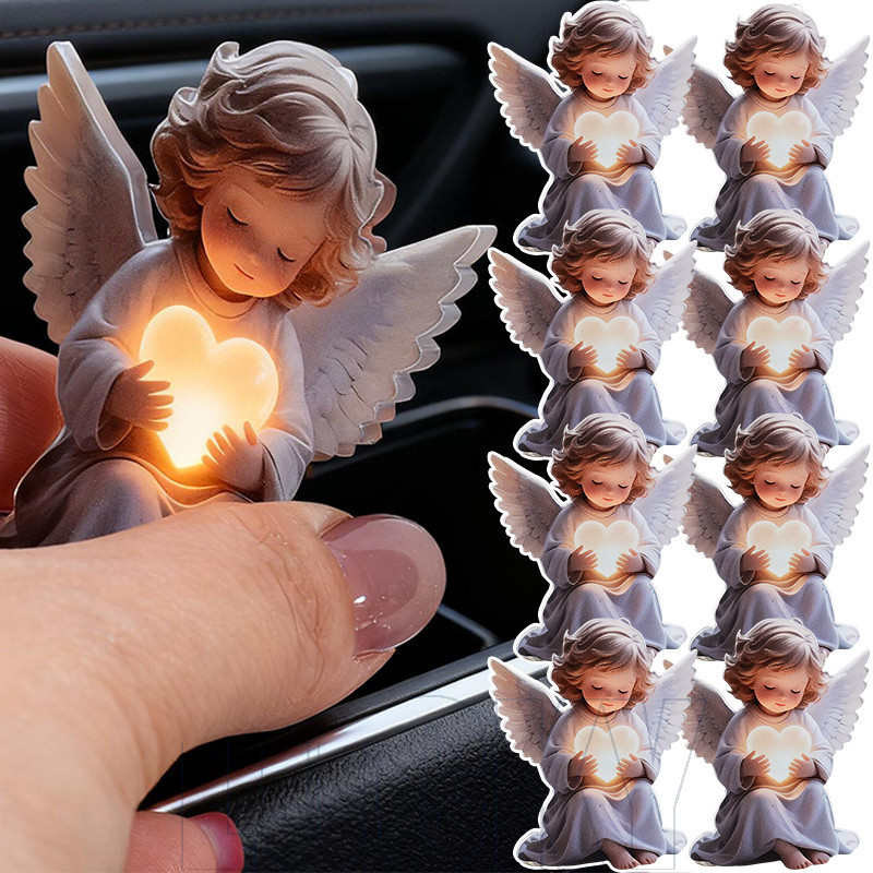 5-1Pcs Clipe Decorativo De Anjo Para Saída De Ar De Automóvel-Acessórios Carro-Decoração De Interiores De Automóveis-Bra