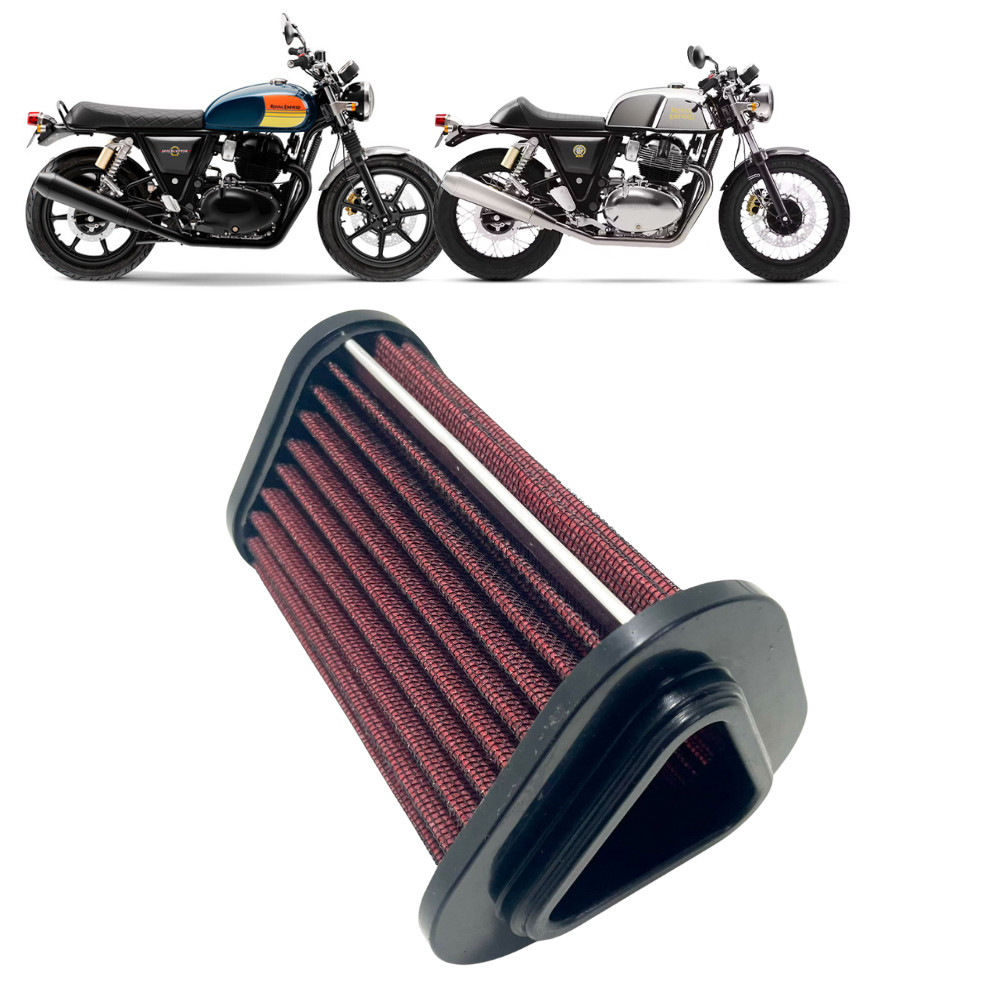 Filtro Ar Esportivo Royal Enfield Interceptor 650 Continental GT 2018 2019 2020 2021 2022 2023 2024 2025