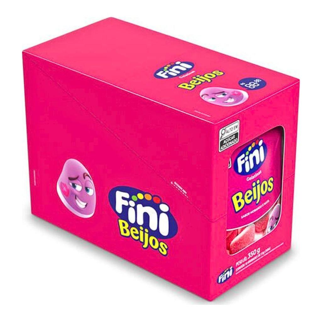 Fini Beijos de Morango 10un de 35g em Oferta na Shopee