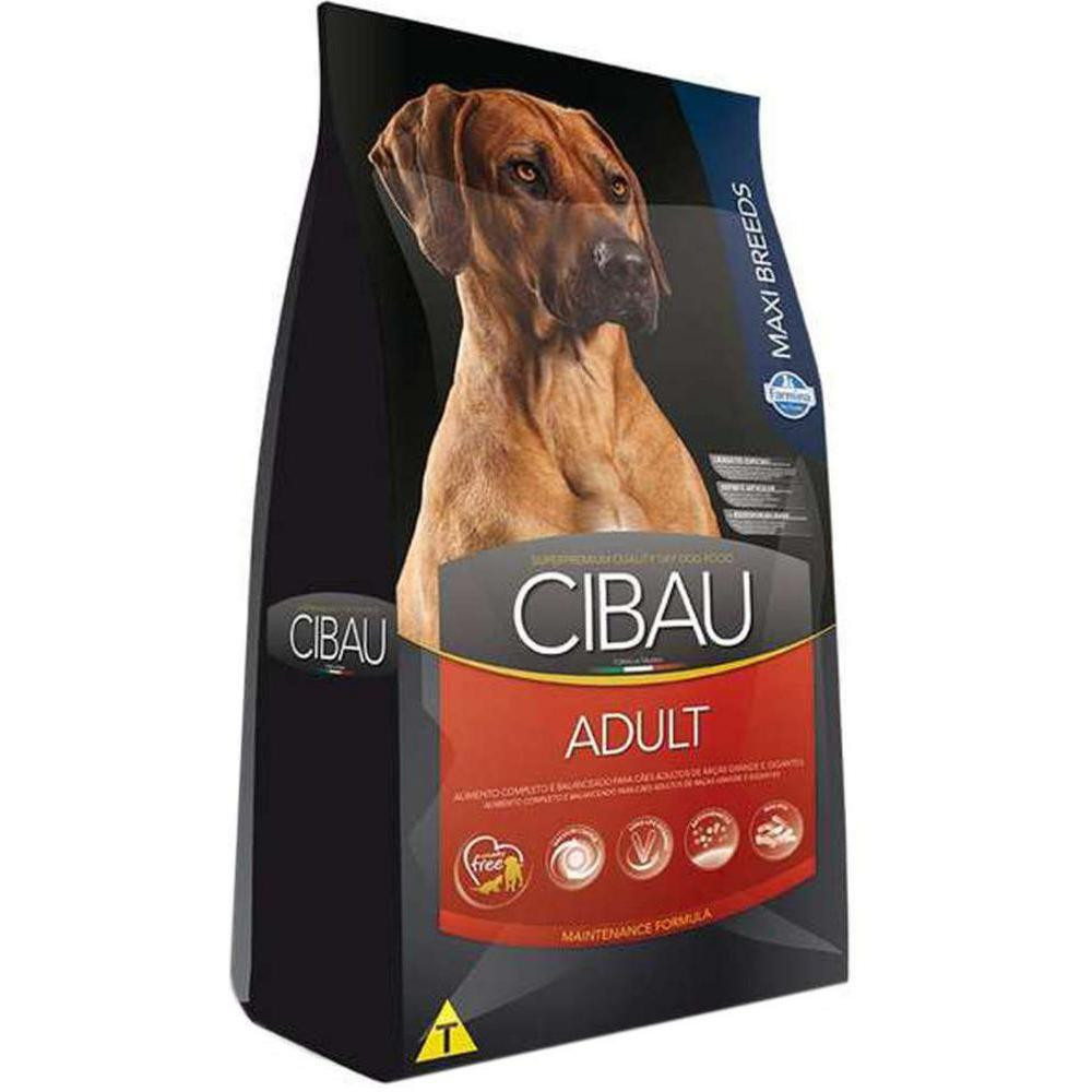 Cibau para Cães Adultos de Raças Grandes e Gigantes Sabor Carne e Frango 15Kg