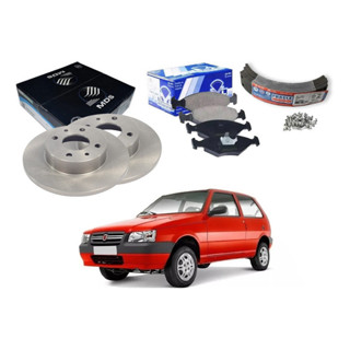 Kit Disco Pastilha Freio Uno 1.0 2004 A 2009 em Oferta na Shopee