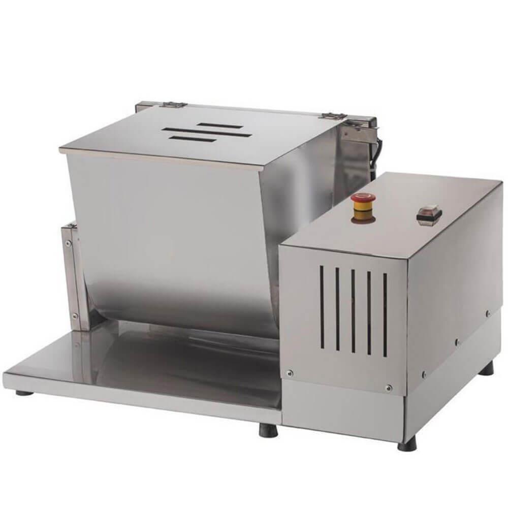 Misturador de Carne Industrial Basculante Malta Elétrica 15kg Aço Inox Misturadeira Bivolt 3101097