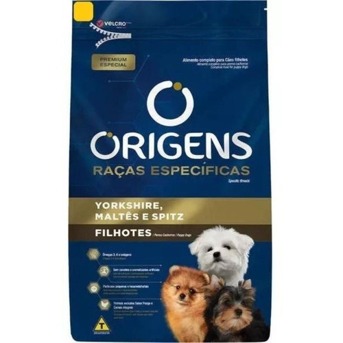 Ração Origens Yorkshire Spitz  Cães Filhotes Frango 10,1kg
