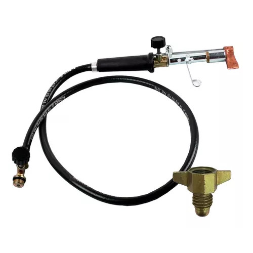 Maçarico Aparelho de Solda c/ Machadinha Cabo Preto - Adaptador P13 Qualidade Uso Geral Resistente